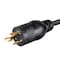 Monoprice SJT Locking Extension Cord, 12 AWG, Indoor, 12/3, 1 Outlets, L5-20R, Black, L5-20P, 10 ft 35065 - alternate 6